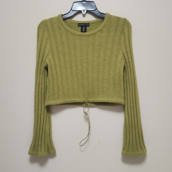 Sincerely Jules Cropped Knit Sweater Women's Med Retro Boho Y2K style - Picture 10 of 10